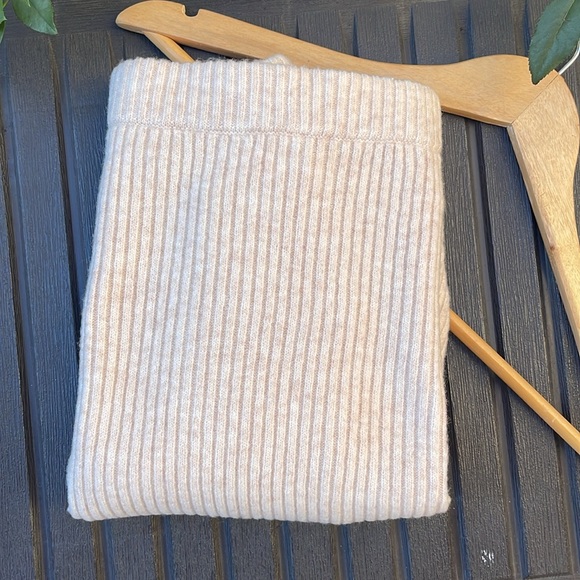 Rachel Parcell - Warm Peach Ribbed Sweater Skirt Size XL - Picture 9 of 10